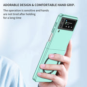 For Samsung Galaxy Z Flip4 Magsafe Magnetic Folding PC Phone Case(Light Blue)