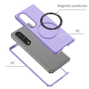 For Samsung Galaxy Z Fold4 Magsafe Magnetic Folding PC Phone Case(Purple)