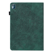 For Nokia T10 Peacock Embossed Pattern Leather Tablet Case(Green)