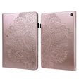 For Amazon Kindle Fire 7 2022 Peacock Embossed Pattern Leather Tablet Case(Gold) - Amazon by PMC TechLife | Online Shopping South Africa | PMC TechLife | Buy Now Pay Later Mobicred