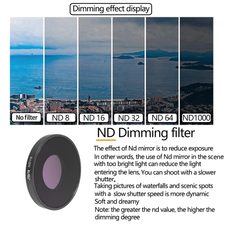 JSR LS ND32 Lens Filter For DJI Osmo Action 3