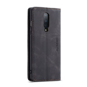 For OnePlus 8 CaseMe Multifunctional Horizontal Flip Leather Case, with Card Slot & Holder & Wallet(Black)