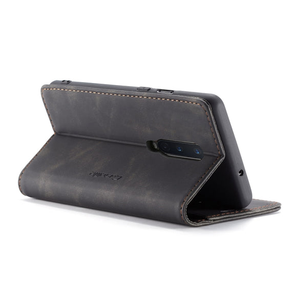 For OnePlus 8 CaseMe Multifunctional Horizontal Flip Leather Case, with Card Slot & Holder & Wallet(Black)