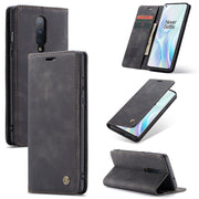 For OnePlus 8 CaseMe Multifunctional Horizontal Flip Leather Case, with Card Slot & Holder & Wallet(Black)
