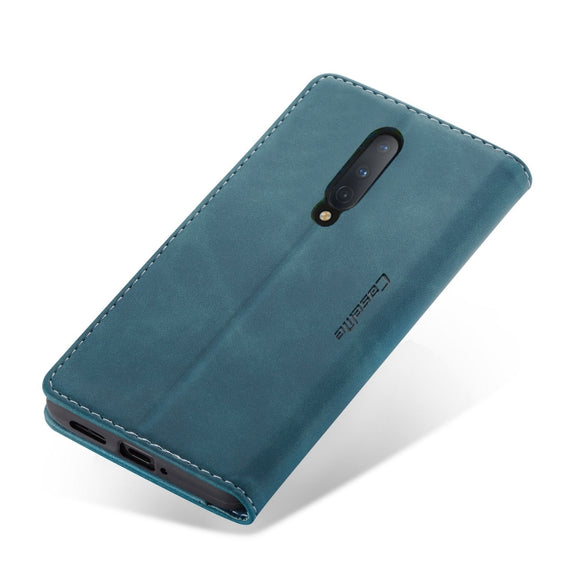 For OnePlus 8 CaseMe Multifunctional Horizontal Flip Leather Case, with Card Slot & Holder & Wallet(Blue)