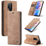 For OnePlus 8 Pro CaseMe Multifunctional Horizontal Flip Leather Case, with Card Slot & Holder & Wallet(Brown)