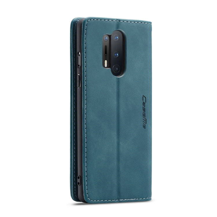 For OnePlus 8 Pro CaseMe Multifunctional Horizontal Flip Leather Case, with Card Slot & Holder & Wallet(Blue)