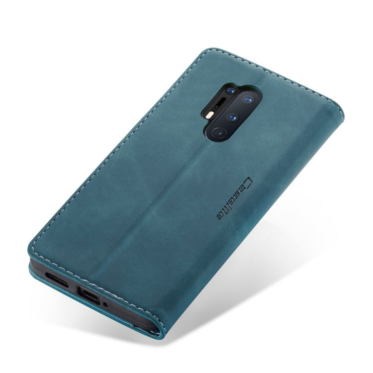 For OnePlus 8 Pro CaseMe Multifunctional Horizontal Flip Leather Case, with Card Slot & Holder & Wallet(Blue)