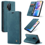 For OnePlus 8 Pro CaseMe Multifunctional Horizontal Flip Leather Case, with Card Slot & Holder & Wallet(Blue)