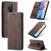 For OnePlus 8 Pro CaseMe Multifunctional Horizontal Flip Leather Case, with Card Slot & Holder & Wallet(Coffee)