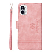 For Nothing Phone 1 BETOPNICE Dual-side Buckle Leather Phone Case(Pink)