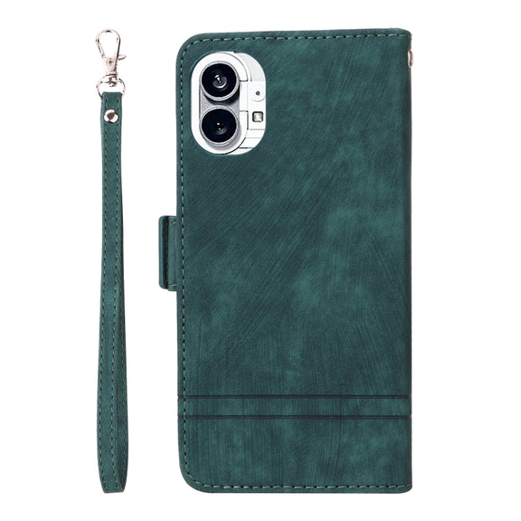 For Nothing Phone 1 BETOPNICE Dual-side Buckle Leather Phone Case(Green)