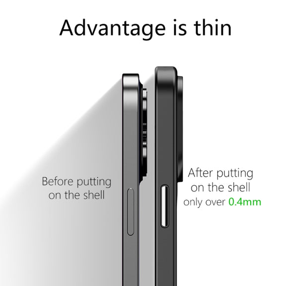 For iPhone 14 Plus wlons Magsafe Carbon Fiber Kevlar TPU Phone Case(Black)