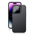 For iPhone 14 Pro wlons Magsafe Carbon Fiber Kevlar TPU Phone Case(Black) - iPhone 14 Pro Cases by wlons | Online Shopping South Africa | PMC TechLife | Buy Now Pay Later Mobicred