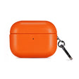 For Apple AirPods 3 PU Leather Wireless Bluetooth Earphone Protective Case(Orange) - For AirPods 3 by PMC Jewellery | Online Shopping South Africa | PMC Jewellery | Buy Now Pay Later Mobicred