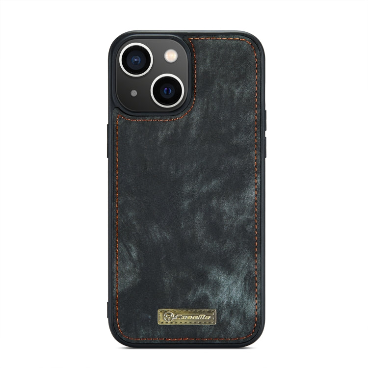 For iPhone 14 CaseMe 008 Detachable Multifunctional Leather Phone Case(Black)