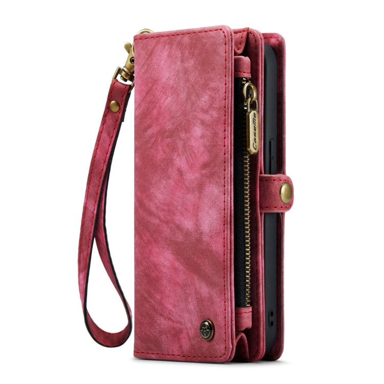 For iPhone 14 Pro CaseMe 008 Detachable Multifunctional Leather Phone Case(Red)