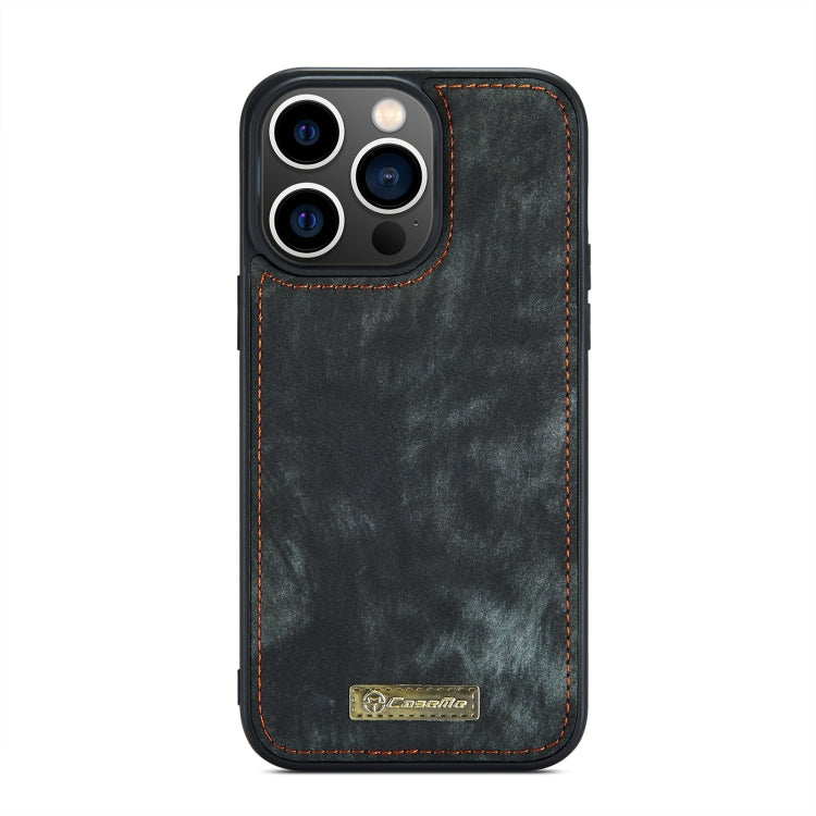 For iPhone 14 Pro Max CaseMe 008 Detachable Multifunctional Leather Phone Case(Black)