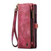 For Samsung Galaxy Z Fold4 CaseMe 008 Detachable Multifunctional Leather Phone Case(Red)