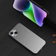 For iPhone 14 R-JUST RJ52 3-Line Style Metal TPU Shockproof Phone Case(Silver) - iPhone 14 Cases by R-JUST | Online Shopping South Africa | PMC TechLife | Buy Now Pay Later Mobicred