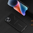 For iPhone 14 Plus R-JUST RJ52 3-Line Style Metal TPU Shockproof Phone Case(Black) - iPhone 14 Plus Cases by R-JUST | Online Shopping South Africa | PMC TechLife | Buy Now Pay Later Mobicred