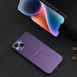 For iPhone 14 Plus R-JUST RJ52 3-Line Style Metal TPU Shockproof Phone Case(Purple) - iPhone 14 Plus Cases by R-JUST | Online Shopping South Africa | PMC TechLife