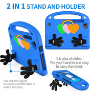For Huawei MatePad T8 Love Small Palm Holder EVA Tablet Case(Blue)