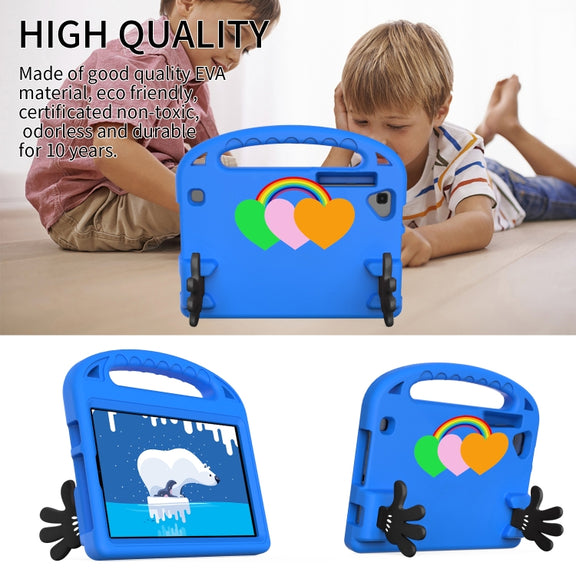 For Huawei MatePad T8 Love Small Palm Holder EVA Tablet Case(Blue)