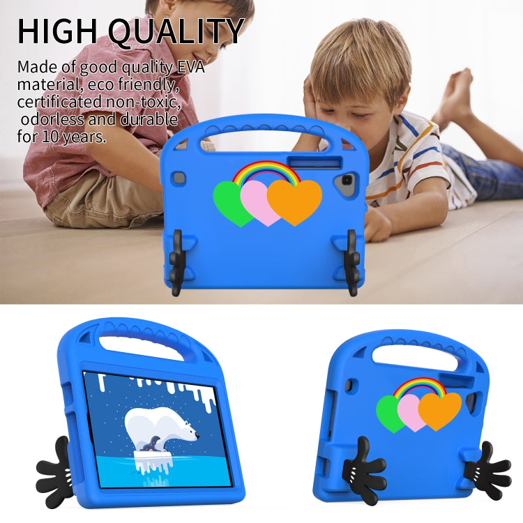 For Huawei MatePad T8 Love Small Palm Holder EVA Tablet Case(Blue)
