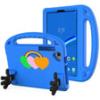 For Lenovo Tab M10 Plus Love Small Palm Holder EVA Tablet Case(Blue) - Lenovo by PMC TechLife | Online Shopping South Africa | PMC TechLife | Buy Now Pay Later Mobicred