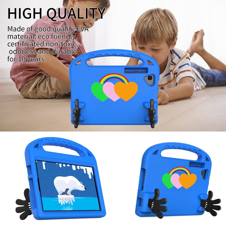 For Lenovo Tab M10 Plus Love Small Palm Holder EVA Tablet Case(Blue)