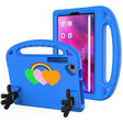 For Lenovo Tab K10 Love Small Palm Holder EVA Tablet Case(Blue) - Lenovo by PMC TechLife | Online Shopping South Africa | PMC TechLife | Buy Now Pay Later Mobicred