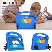 For Lenovo Tab K10 Love Small Palm Holder EVA Tablet Case(Blue)