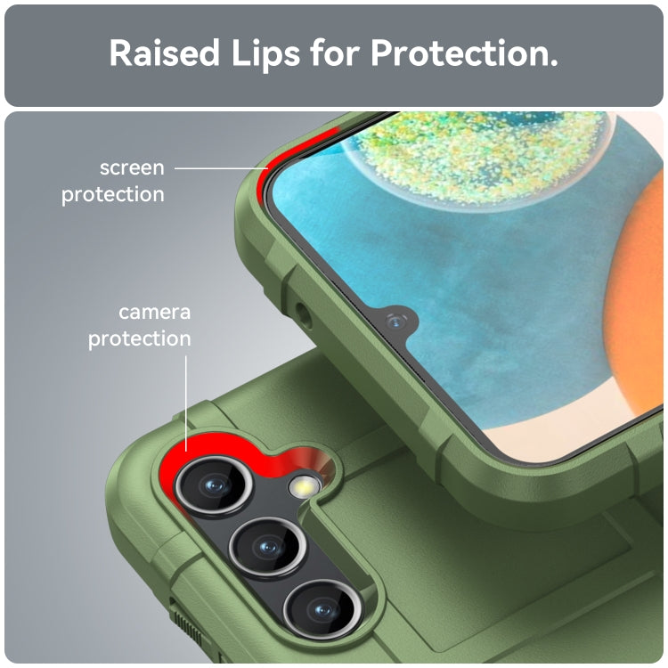 For Samsung Galaxy A14 5G Full Coverage Shockproof TPU Phone Case(Green)