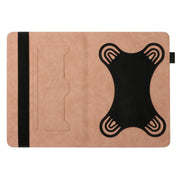 For 8 inch Life Tree Pattern Flip Universal Leather Tablet Case(Rose Gold)