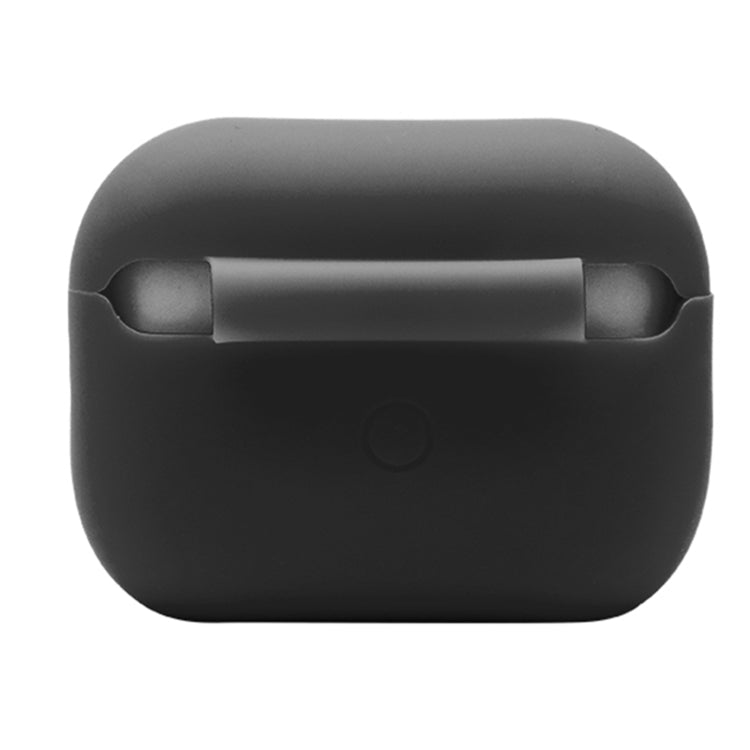 For AirPods Pro 2 2.0mm Solid Color Silicone Protective Cover(Black)