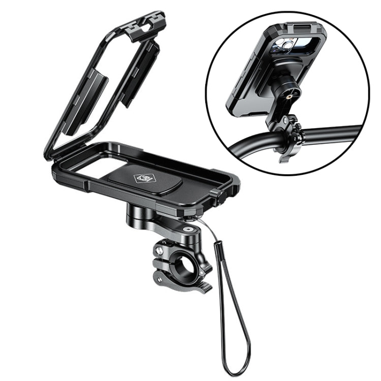 Kewig M18S-QD Motorcycle / Bicycle Water-resistant Quick Release Mobile Phone Holder