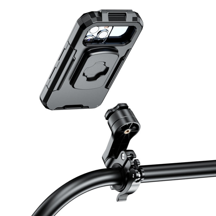 Kewig M18S-QD Motorcycle / Bicycle Water-resistant Quick Release Mobile Phone Holder