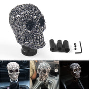 Car Skull Manual Shift Lever Gear Head(Black)