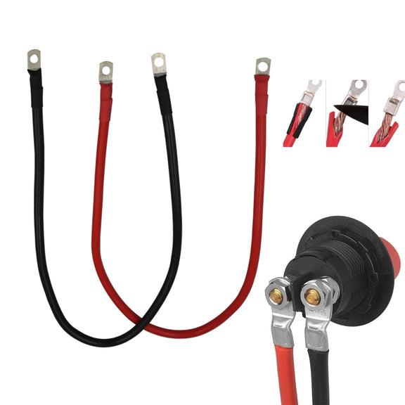 100A 8AWG Car Yacht Battery Selector Isolator Disconnect Rotary Switch Cut With Power Cord