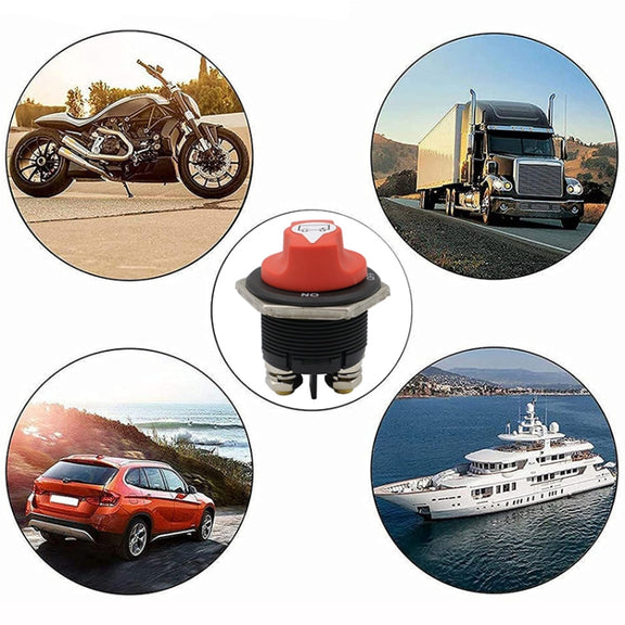 300A 6AWG Car Yacht Battery Selector Isolator Disconnect Rotary Switch Cut With Power Cord