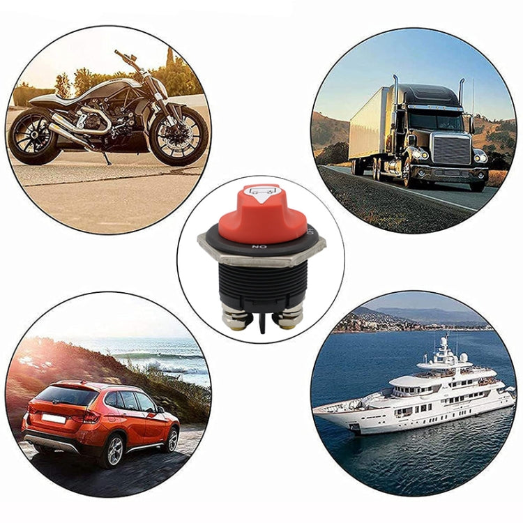 300A 6AWG Car Yacht Battery Selector Isolator Disconnect Rotary Switch Cut With Power Cord