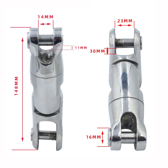 Three Stage 10-12mm 316 Stainless Steel Marine Anchor Rotary Joint