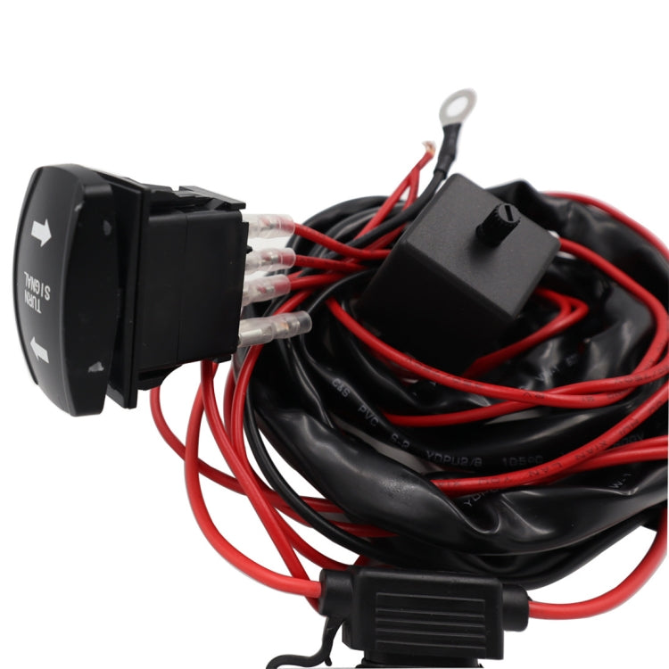 For UTV / ATU Car Turn Signal Light Toggle Switch Turn Signal Kit, Style:Horizontal Turn Switch