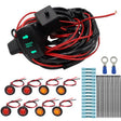 For UTV / ATU Car Turn Signal Light Toggle Switch Turn Signal Kit, Style:Vertical Green Turn Switch - Car Light Accessories by PMC TechLife | Online Shopping South Africa | PMC TechLife | Buy Now Pay Later Mobicred