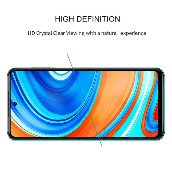 For Xiaomi Redmi Note 9 Pro Max 9H Surface Hardness 2.5D Full Glue Full Screen Tempered Glass Film