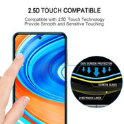 For Xiaomi Redmi Note 9 Pro Max 9H Surface Hardness 2.5D Full Glue Full Screen Tempered Glass Film