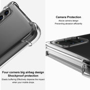 For Google Pixel 7 Pro imak Shockproof Airbag TPU Phone Case(Transparent Black)