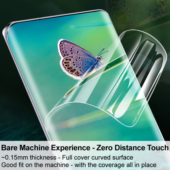 For Huawei Mate 50 Pro 2pcs imak Curved Full Screen Hydrogel Film Protector