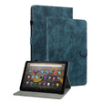 For Amazon Kindle Fire 7 2022 Tiger Pattern Flip Leather Tablet Case(Dark Blue) - Amazon by PMC TechLife | Online Shopping South Africa | PMC TechLife | Buy Now Pay Later Mobicred